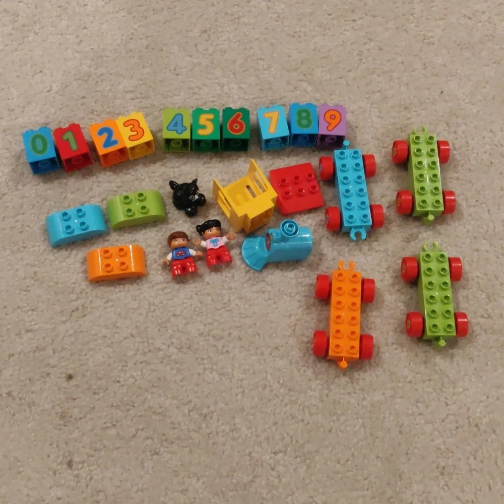 LEGO DUPLO Learn To Count Colorful Number Train Set 23 Pieces Ages 1.5-3